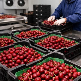 سردخانه نگهداری گیلاس