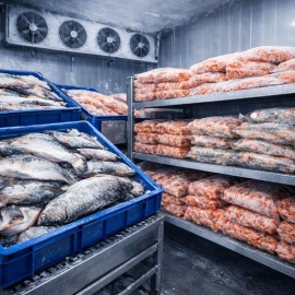 سردخانه ماهی و میگو