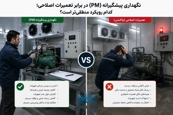تعمیر یا نگهداری پیشگیرانه سردخانه